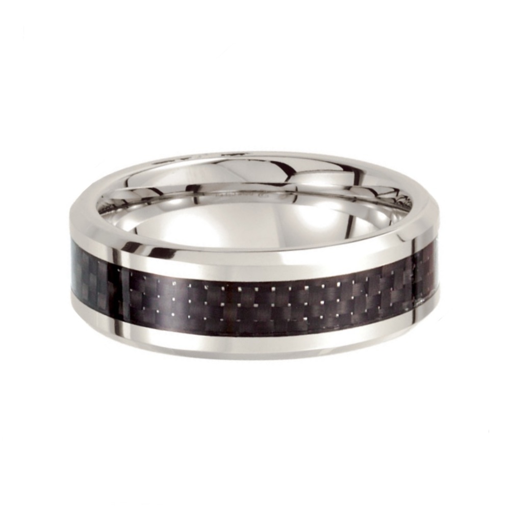 Men Carbon Fiber Wedding Band